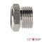 AIRCRAFT Muffler Metal Flat 1/2' Male